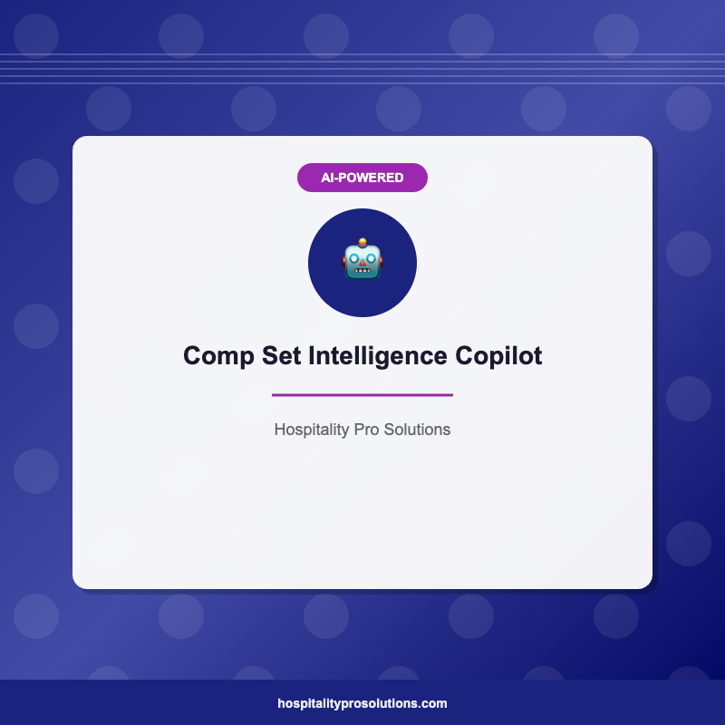 Comp Set Intelligence Copilot — AI-Powered